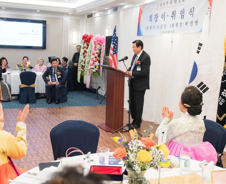 Speaker at the KTMAA inauguration ceremony